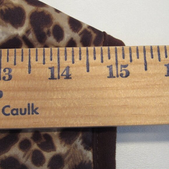 Jones NY Puffer Vest Leopard/Cheetah Print Size XL - Picture 8 of 8